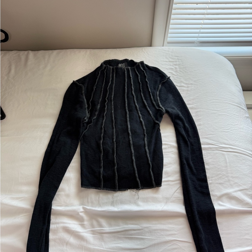 BDG Black Long Sleeve Top